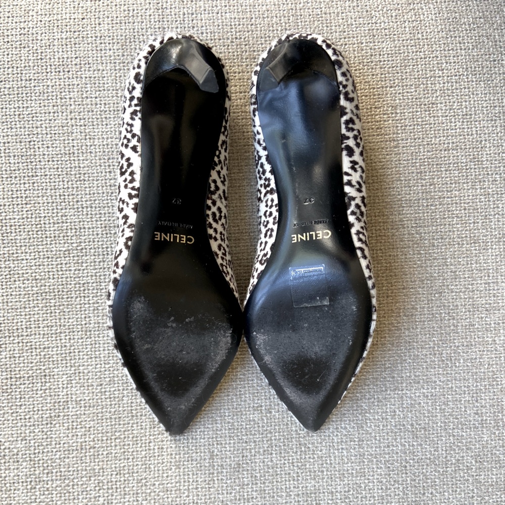 Celine | Calf Hair Animal Print Pumps (Sz 37) - Picture 5 of 5